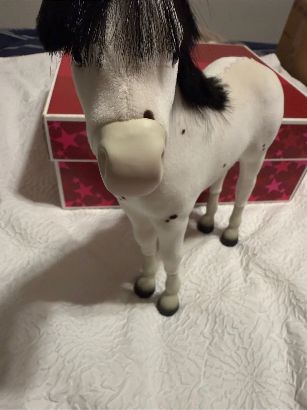 American Girl Sparks Flying Cream Horse Figure